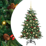 Albero di Natale artificiale con 150 LED Verde 120 cm