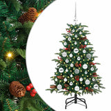 Albero di Natale artificiale con 150 LED Verde 120 cm