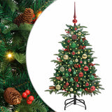 Albero di Natale artificiale con 150 LED Verde 120 cm