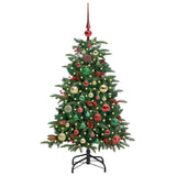 Albero di Natale artificiale con 150 LED Verde 120 cm