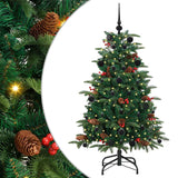 Albero di Natale artificiale con 150 LED Verde 150 cm