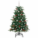 Albero di Natale artificiale con 150 LED Verde 150 cm