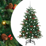 Albero di Natale artificiale con 150 LED Verde 150 cm