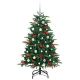 Albero di Natale artificiale con 150 LED Verde 150 cm