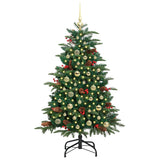 Albero di Natale artificiale con 150 LED Verde 150 cm