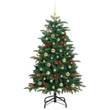 Albero di Natale artificiale con 150 LED Verde 150 cm