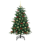 Albero di Natale artificiale con 150 LED Verde 150 cm