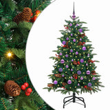 Albero di Natale artificiale con 150 LED Verde 150 cm