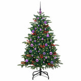 Albero di Natale artificiale con 150 LED Verde 150 cm