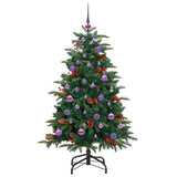 Albero di Natale artificiale con 150 LED Verde 150 cm