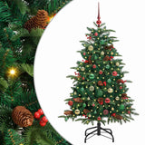 Albero di Natale artificiale con 150 LED Verde 150 cm
