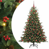 Albero di Natale artificiale con 300 LED Verde 180 cm