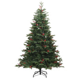 Albero di Natale artificiale con 300 LED Verde 180 cm