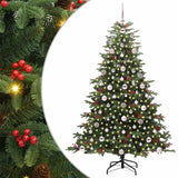 Albero di Natale artificiale con 300 LED Verde 180 cm