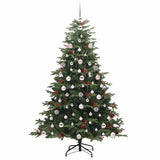 Albero di Natale artificiale con 300 LED Verde 180 cm