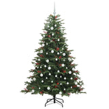 Albero di Natale artificiale con 300 LED Verde 180 cm