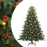 Albero di Natale artificiale con 300 LED Verde 180 cm