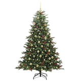Albero di Natale artificiale con 300 LED Verde 180 cm