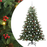Albero di Natale artificiale con 300 LED Verde 180 cm