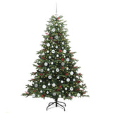 Albero di Natale artificiale con 300 LED Verde 180 cm