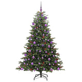 Albero di Natale artificiale con 300 LED Verde 180 cm