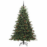Albero di Natale artificiale con 300 LED Verde 210 cm