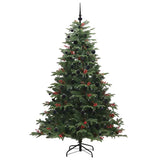 Albero di Natale artificiale con 300 LED Verde 210 cm