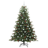 Albero di Natale artificiale con 300 LED Verde 210 cm