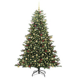 Albero di Natale artificiale con 300 LED Verde 210 cm