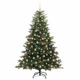 Albero di Natale artificiale con 300 LED Verde 210 cm