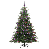 Albero di Natale artificiale con 300 LED Verde 210 cm