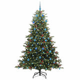 Albero di Natale artificiale con 300 LED Verde 210 cm