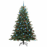 Albero di Natale artificiale con 300 LED Verde 210 cm