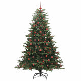 Albero di Natale artificiale con 300 LED Verde 240 cm