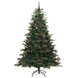 Albero di Natale artificiale con 300 LED Verde 240 cm