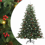 Albero di Natale artificiale con 300 LED Verde 240 cm