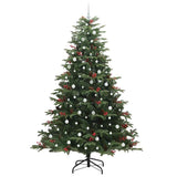 Albero di Natale artificiale con 300 LED Verde 240 cm