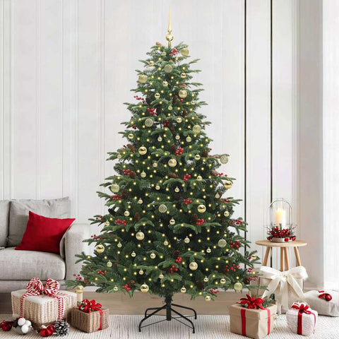 Albero di Natale artificiale con 300 LED Verde 240 cm