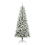 Albero di Natale Artificiale con Rami Pieghevoli 180 cm