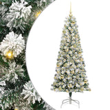 Albero di Natale Artificiale con Rami Pieghevoli 180 cm