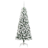 Albero di Natale Artificiale con Rami Pieghevoli 180 cm