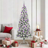 Albero di Natale Artificiale con Rami Pieghevoli 180 cm