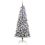 Albero di Natale Artificiale con Rami Pieghevoli 180 cm