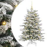 Albero di Natale Artificiale con Rami Pieghevoli Bianco 120 cm