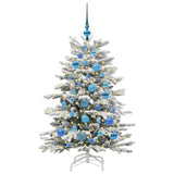 Albero di Natale Artificiale con Rami Pieghevoli Bianco 120 cm