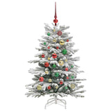 Albero di Natale Artificiale con Rami Pieghevoli Bianco 120 cm