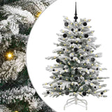 Albero di Natale Artificiale con Rami Pieghevoli Bianco 150 cm