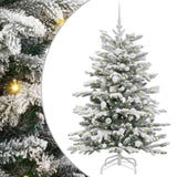 Albero di Natale Artificiale con Rami Pieghevoli Bianco 150 cm
