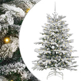 Albero di Natale Artificiale con Rami Pieghevoli Bianco 150 cm