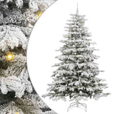 Albero di Natale Artificiale con Rami Pieghevoli Bianco 240 cm